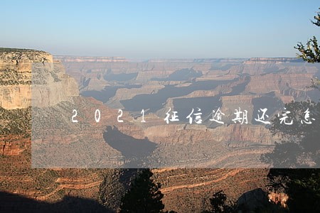 2021征信逾期还完怎么恢复 2021征信逾期还完怎么恢复