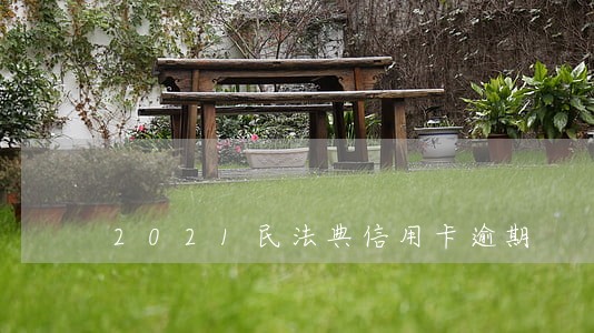 2021民法典信用卡逾期