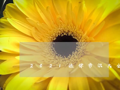 2021法律常识大全 2021法律常识大全