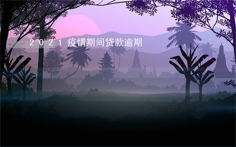 2021疫情期间贷款逾期 2021疫情期间贷款逾期