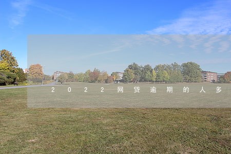 2022网贷逾期的人多吗 2022网贷逾期的人多吗