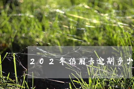 202年信用卡逾期多少会判 202年信用卡逾期多少会判
