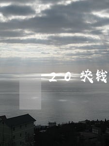 20块钱罚款逾期三个月交多少