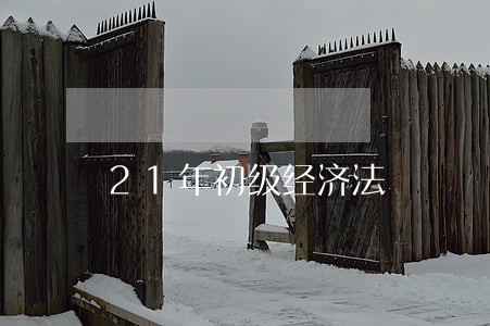 21年初级经济法 21年初级经济法