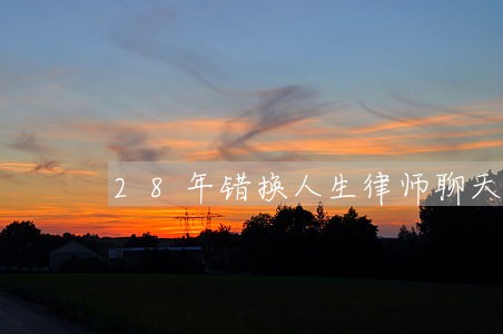 28年错换人生律师聊天 28年错换人生律师聊天
