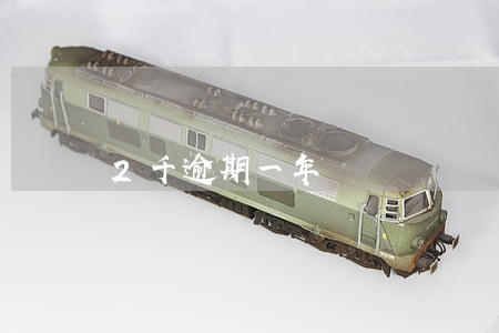 2千逾期一年 2千逾期一年