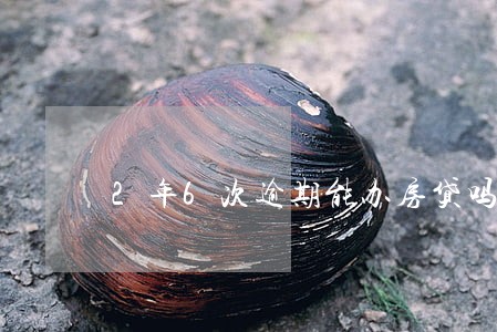 2年6次逾期能办房贷吗 2年6次逾期能办房贷吗