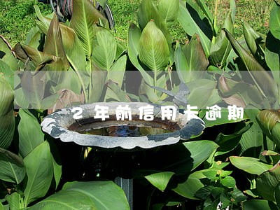2年前信用卡逾期 2年前信用卡逾期