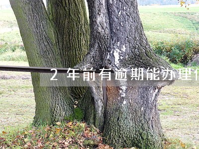 2年前有逾期能办理信用卡吗 2年前有逾期能办理信用卡吗