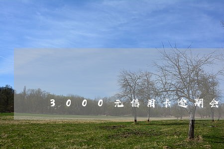 3000元信用卡逾期会起诉 3000元信用卡逾期会起诉