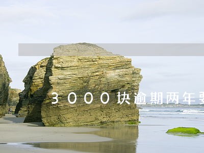 3000块逾期两年要还多少钱