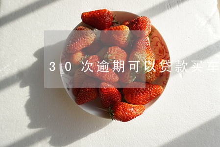 30次逾期可以贷款买车吗 30次逾期可以贷款买车吗