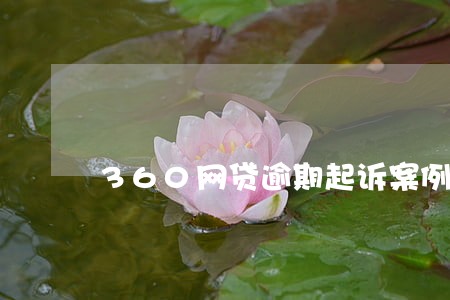 360网贷逾期起诉案例多吗 360网贷逾期起诉案例多吗