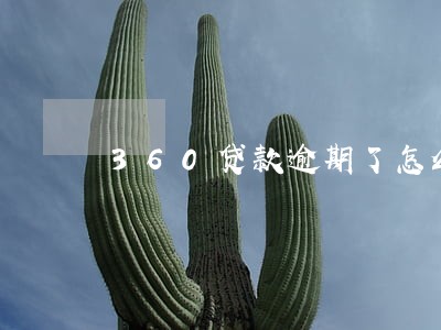 360贷款逾期了怎么办 360贷款逾期了怎么办