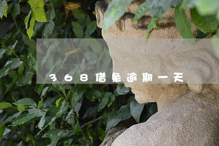 368借条逾期一天 368借条逾期一天