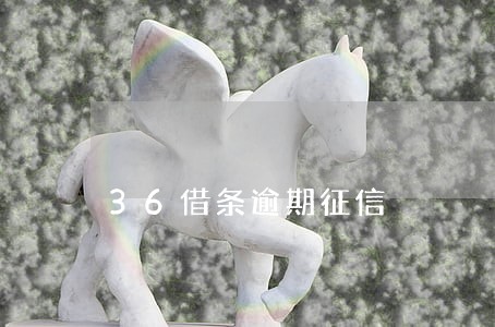 36借条逾期征信 36借条逾期征信