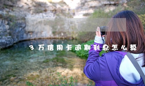 3万信用卡逾期利息怎么算 3万信用卡逾期利息怎么算