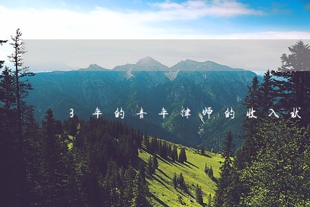 3年的青年律师的收入状况 3年的青年律师的收入状况