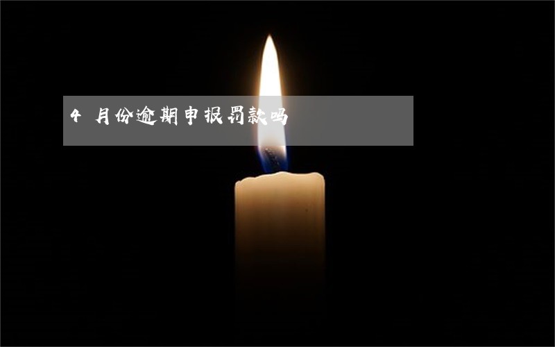 4月份逾期申报罚款吗 4月份逾期申报罚款吗