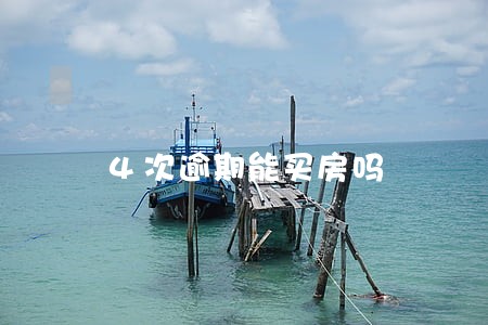 4次逾期能买房吗 4次逾期能买房吗