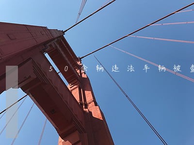 50余辆违法车辆被查扣 50余辆违法车辆被查扣