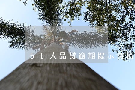 51人品贷逾期提示负债转移 51人品贷逾期提示负债转移