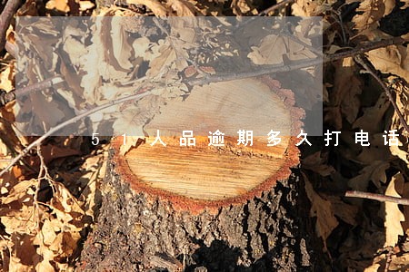 51人品逾期多久打电话