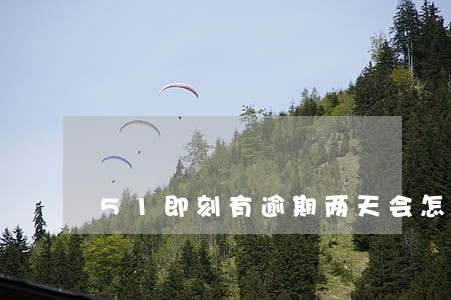51即刻有逾期两天会怎么样 51即刻有逾期两天会怎么样