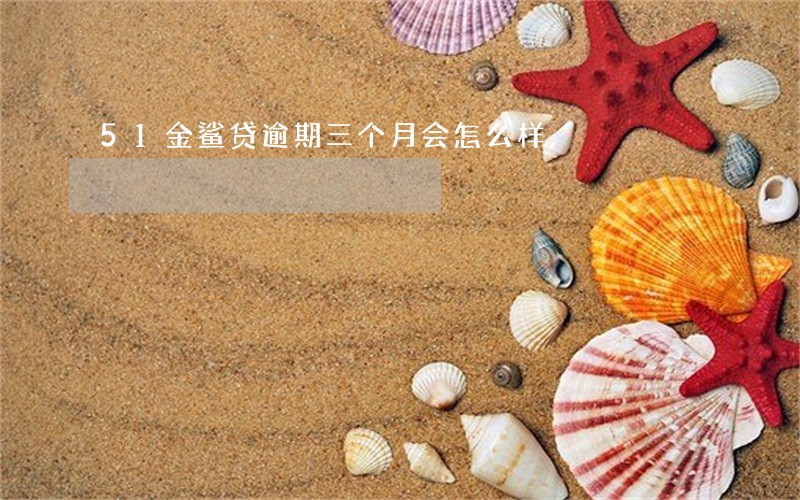 51金鲨贷逾期三个月会怎么样 51金鲨贷逾期三个月会怎么样
