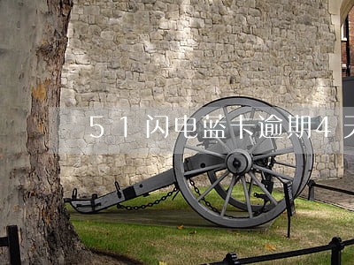 51闪电蓝卡逾期4天 51闪电蓝卡逾期4天