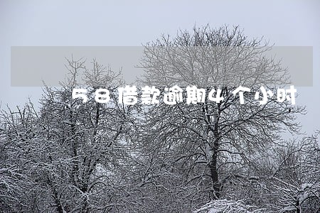 58借款逾期4个小时 58借款逾期4个小时