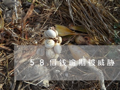 58借钱逾期被威胁