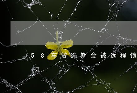 58车贷逾期会被远程锁车吗 58车贷逾期会被远程锁车吗