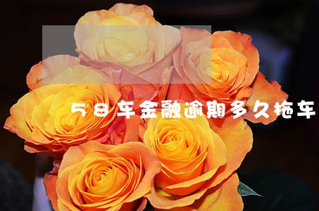 58车金融逾期多久拖车 58车金融逾期多久拖车