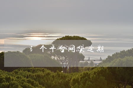 5个平台网贷逾期