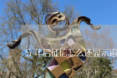 5年后征信怎么还显示逾期记录 5年后征信怎么还显示逾期记录