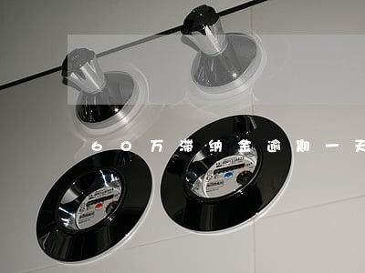60万滞纳金逾期一天多少钱 60万滞纳金逾期一天多少钱