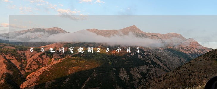 6万元网贷逾期28个月了 6万元网贷逾期28个月了