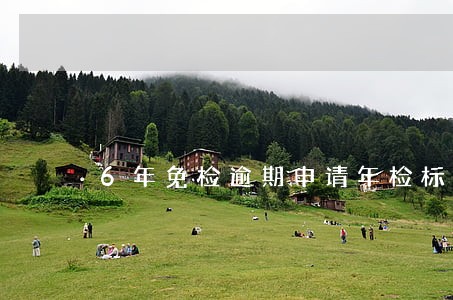 6年免检逾期申请年检标志怎么办 6年免检逾期申请年检标志怎么办