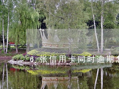 6张信用卡同时逾期怎么算 6张信用卡同时逾期怎么算