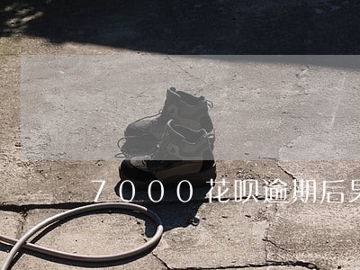 7000花呗逾期后果 7000花呗逾期后果