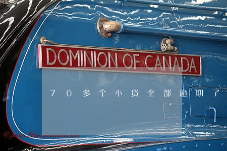 70多个小贷全部逾期了 70多个小贷全部逾期了