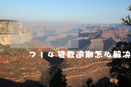 714贷款逾期怎么解决