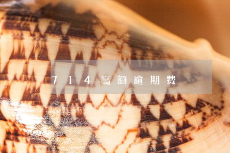 714高额逾期费 714高额逾期费