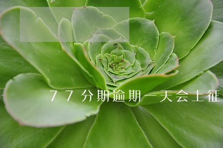 77分期逾期一天会上征信吗 77分期逾期一天会上征信吗