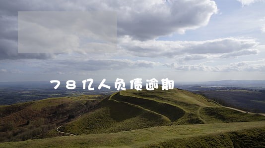 78亿人负债逾期 78亿人负债逾期