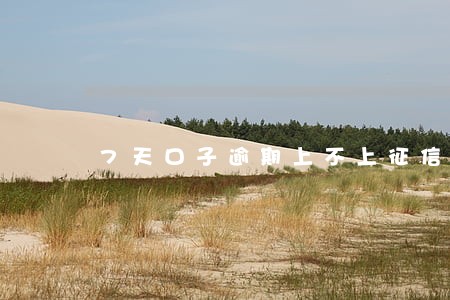 7天口子逾期上不上征信 7天口子逾期上不上征信