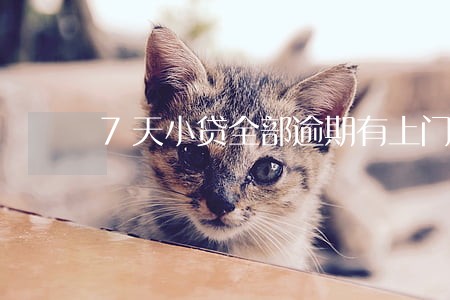 7天小贷全部逾期有上门的么 7天小贷全部逾期有上门的么