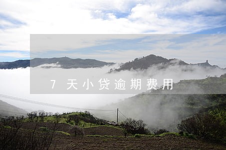 7天小贷逾期费用 7天小贷逾期费用