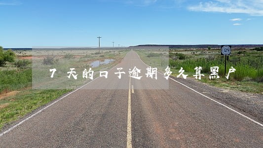 7天的口子逾期多久算黑户 7天的口子逾期多久算黑户